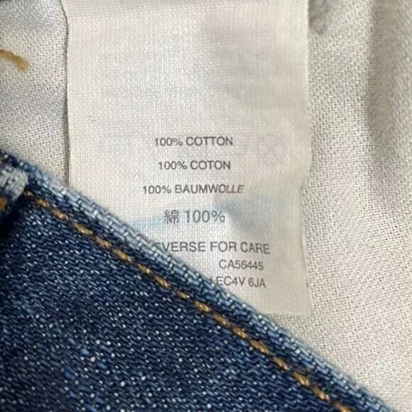 J. CREW Point Sur Womens Wide Leg High Waiste Crop Jeans Size 28 Indigo Blue - Picture 11 of 11